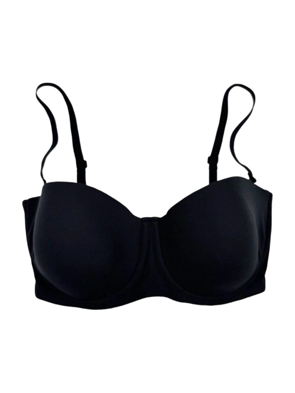 SKIMS Fits Everybody Strapless Bra - Size 32DD - Onyx